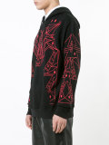 MARCELO BURLON COUNTY OF MILAN CMBB007S170682771020 Black/red ??? Artificial->Acetate