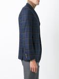 checked blazer