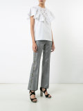ruffled T-shirt