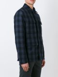 tartan shirt-style coat