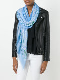 abstract print scarf