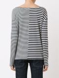 longsleeved striped blouse