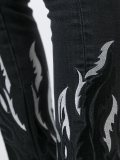 刺绣九分长裤