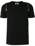 zip detail T-shirt
