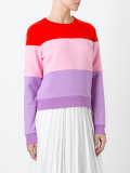 panelled classic jumper