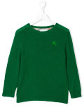 embroidered logo jumper 