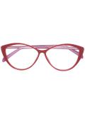 cat eye frame glasses