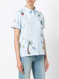 embroidered patch shirt 
