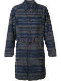 striped trench coat 