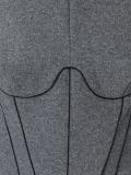 panelled fitted dress