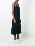 side drape slip dress
