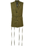 sleeveless military jacket