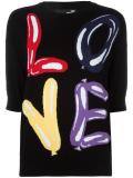 intarsia logo jumper 