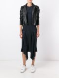cropped biker jacket