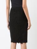lace detailing pencil skirt