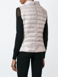 zipped puffer gilet