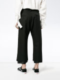 high waisted cropped trousers