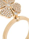 four leaf clover diamond ring