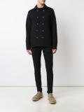 double breasted knit jacket