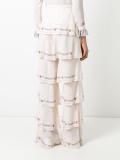 high-rise layered trousers