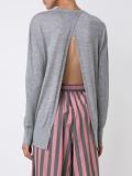 open back sweater