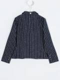 striped blazer