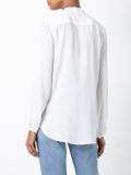 band collar shirt