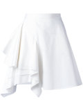 draped asymmetric skirt