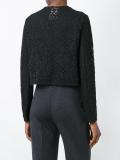semi-sheer floral lace cropped jacket