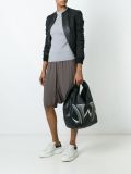 logo print hobo tote