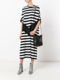 striped shift dress