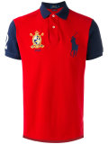 embroidered logo polo shirt 