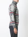 intarsia turtleneck jumper