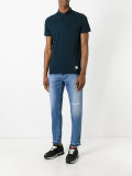 trim detail jeans