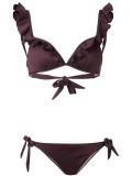 frill trim bikini