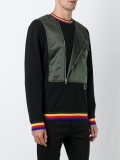 striped detailing pullover