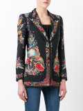 floral print blazer