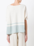 loose-fit knitted T-shirt