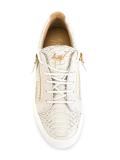 snakeskin effect sneakers
