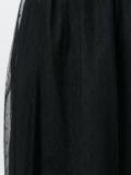 sheer layer A-line skirt