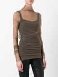 tulle long sleeve top