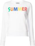 'Summer' print sweatshirt