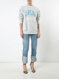 oversized printed sweatshirt
