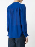 band collar blouse