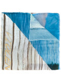 landscape print scarf