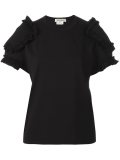 ruffle sleeve T-shirt
