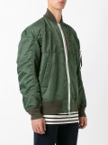 paneled bomber jacket
