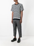 striped knit T-shirt