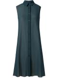 sleeveless shirt dress