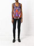 geometric print logo top